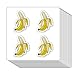 GUVSPTI Banana Fruit Stickers 1in for Scrapbooking Arts Craft Kids DIY Journals 80Pack - Image 3