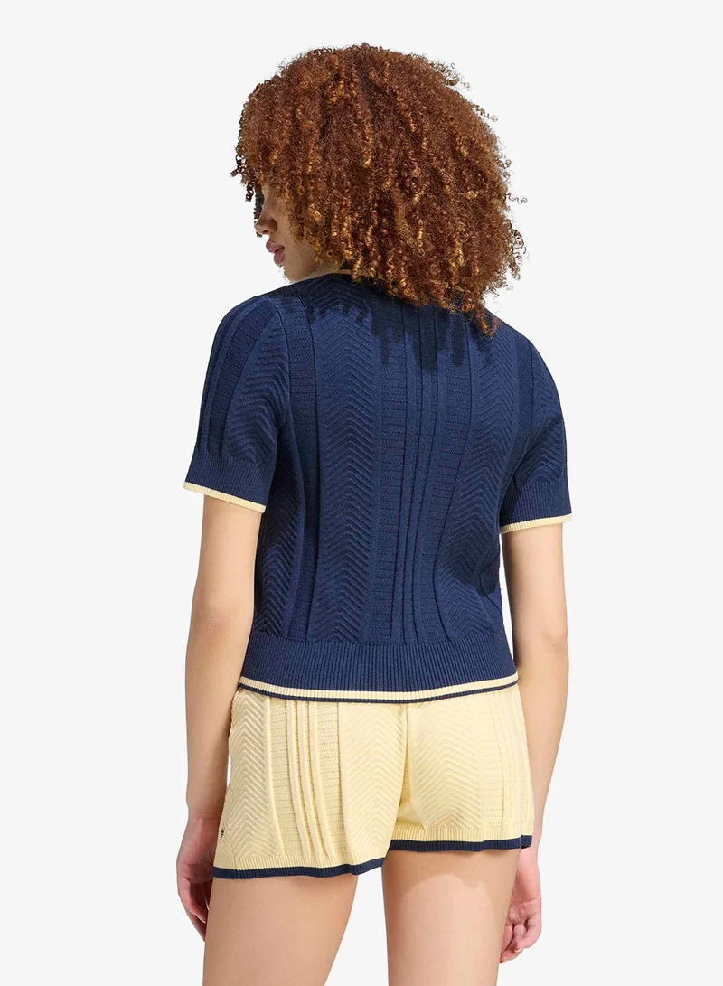 Adidas Originals NINDIG Cable Knitted Cali Polo for Women | Best Price UAE