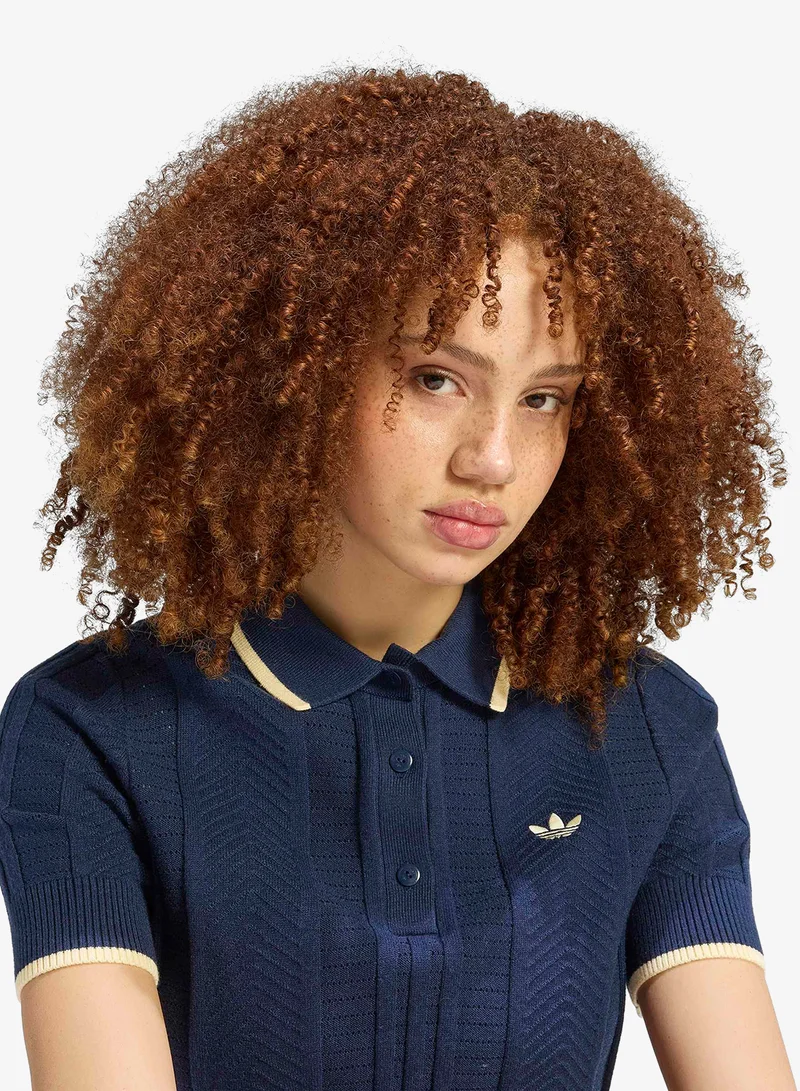 Adidas Originals NINDIG Cable Knitted Cali Polo for Women | Best Price UAE