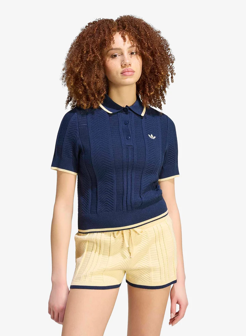 Cable Knitted Cali Polo