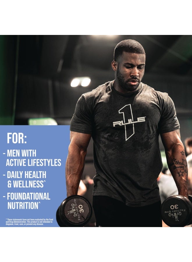 Rule 1 Proteins Rule1 Men's Multi -  Daily Vitamins ( 90 Tablets, 30 Servings) - Image 4