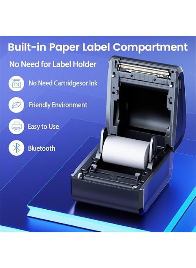 phomemo Bluetooth Thermal Label Printer, D550BT 4x6 Shipping Label Printer for Small Business, Wireless Barcodes Printer for Shipping Packages, Compatible with iPhone, Android, Mac - Image 5