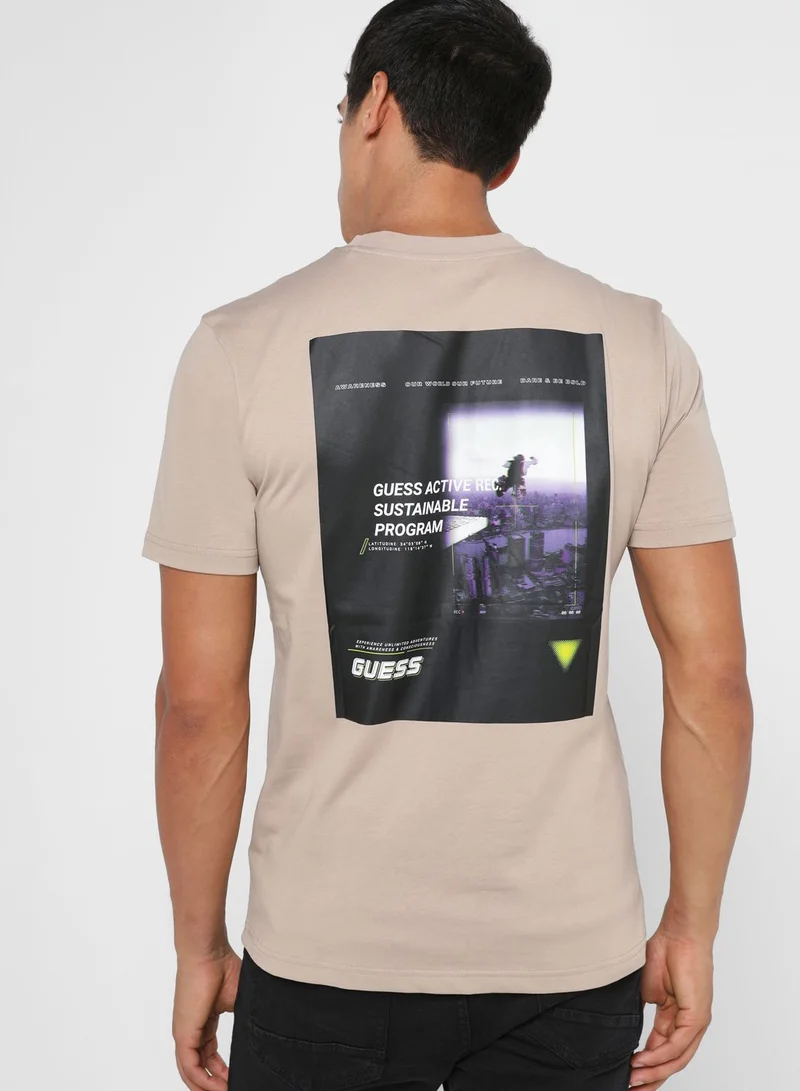 GUESS Casual Crew Neck T-Shirt