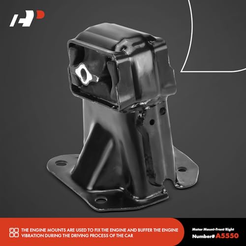 A-Premium Front Left and Right Engine Motor Mount Kit Compatible with Jeep Grand Cherokee 2005-2009, Commander 2006-2009, 4.7L, 2-PC Set, Replace# 52090301AD, 52090301AE - Image 5