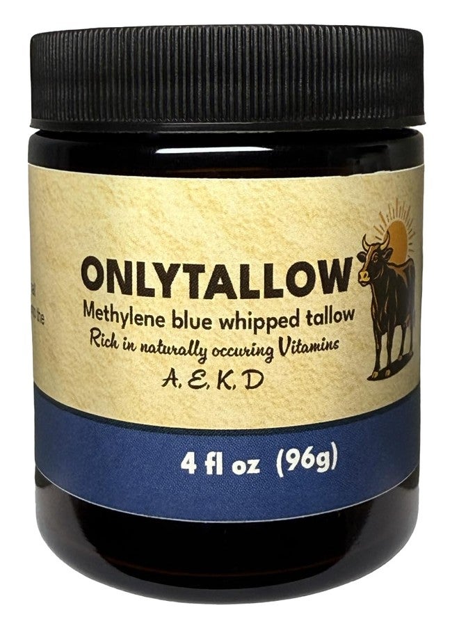 Methylene Blue Whipped Tallow Balm 4 oz - Image 1