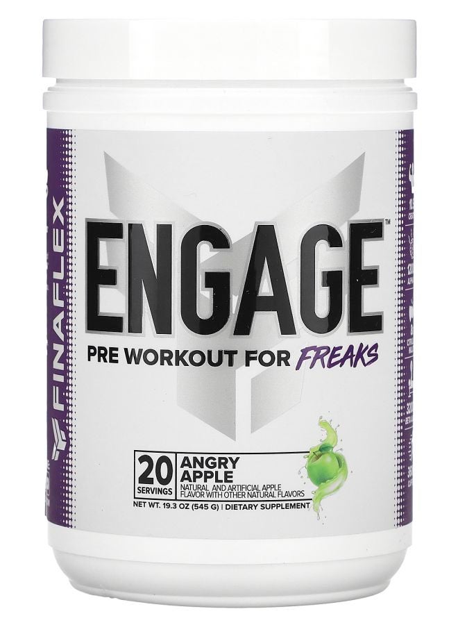 Engage Pre Workout For Freaks Angry Apple 19.3 oz (545 g)