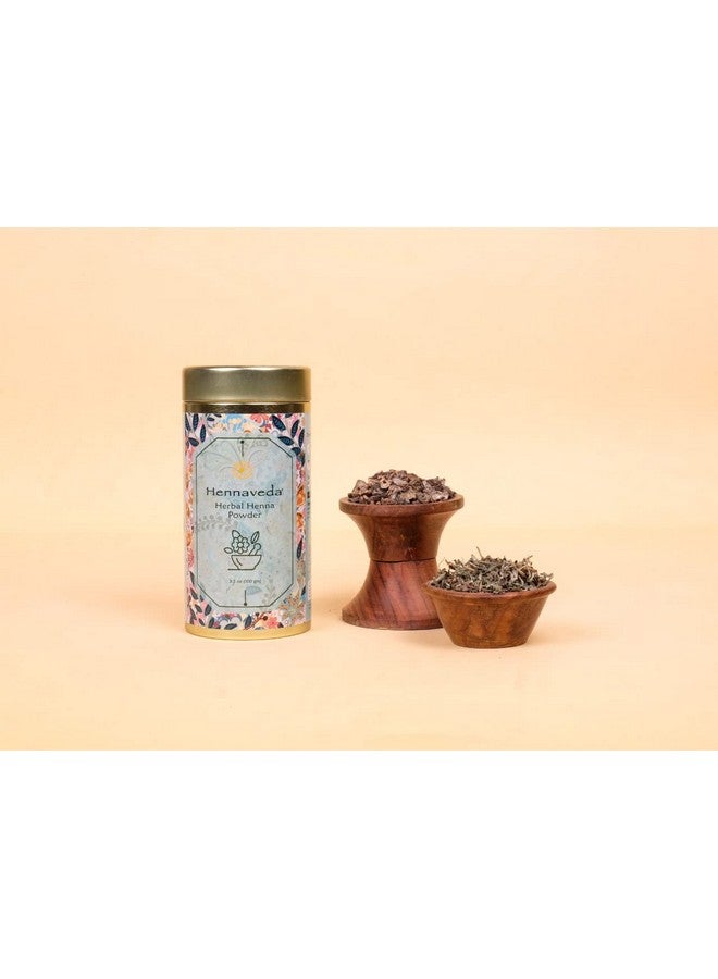 Hennaveda Herbal Henna Powder 100G With Hair Dye Brush, Gloves And Shower Cap - Image 4