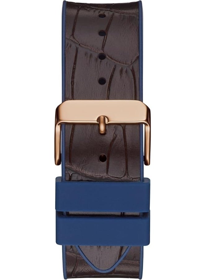 GUESS Men's Trend Casual Tonneau Diamond 43mm Watch - Image 3