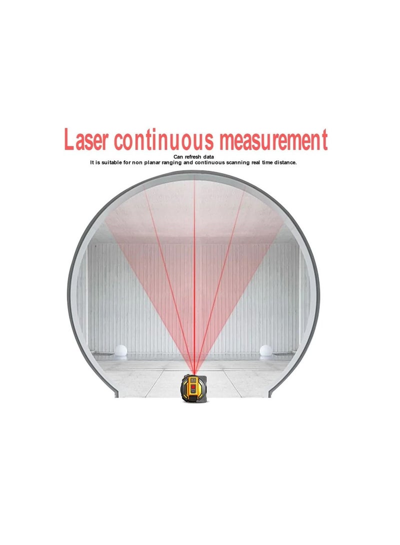 Infrared Laser Measuring Tape Distance Ruler Tape Meter Measures Tools
