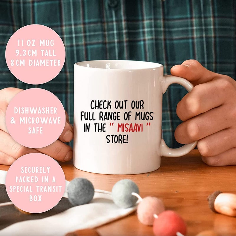 Misaavi Funny Fantastic CEO Mug Great Terrific Person BirthdayChristmasValentines DayAnniversary Present Gift for HimHer 11oz White Ceramic Coffee Mug - Image 3