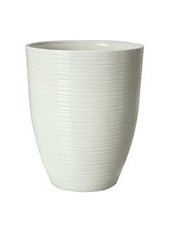 serene Weather-Resistant Lightweight Durable Planter Pot Pearl White 30 cm SL32074C.18 