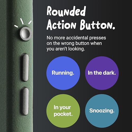 TineeOwl Case for iPhone 17 – MagSafe Compatible, Aluminum Buttons, Camera Control & Rounded Action Button, Slim Textured TPU, Minimalist – DuneX Series - Image 2