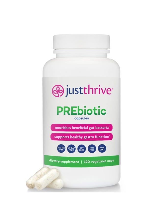 Just Thrive كبسولات بروبيوتيك - مزيج بروبيوتيك لصحة الأمعاء ودعم المناعة، 120 كبسولة - Image 1