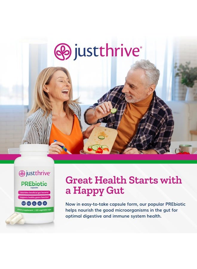 Just Thrive كبسولات بروبيوتيك - مزيج بروبيوتيك لصحة الأمعاء ودعم المناعة، 120 كبسولة - Image 3