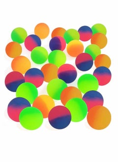 Bouncy Balls - Rubber Balls for Kids - ICY Bounce Balls - 1.25 Inch Icy Bouncy Balls for Kids, Set of 25, Frozen Birthday Party Favors, Goodie Bag and Piñata Fillers, Fun Assorted Colors