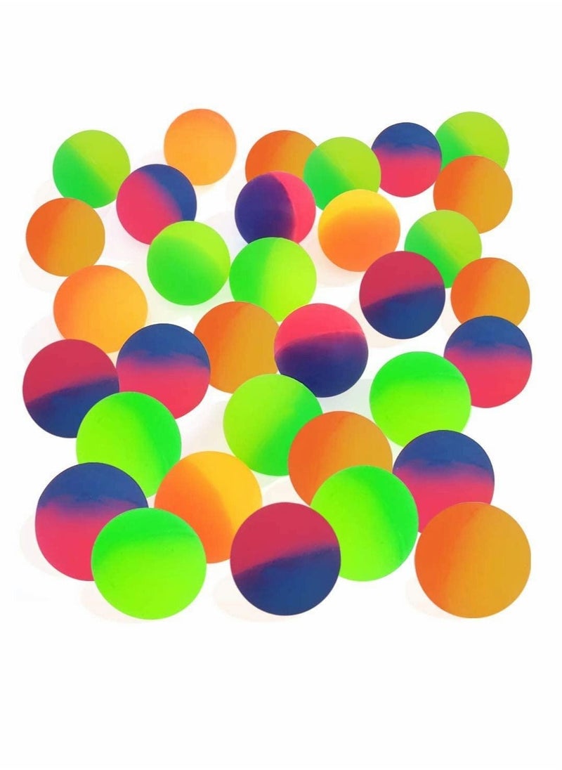 Excefore - Bouncy Balls - Rubber Balls for Kids - ICY Bounce Balls - 1.25 Inch Icy Bouncy Balls for Kids, Set of 25, Frozen Birthday Party Favors, Goodie Bag and Piñata Fillers, Fun Assorted Colors - Image 1