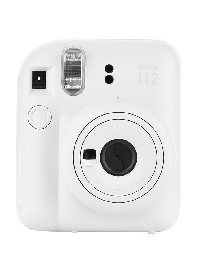 FUJIFILM INSTAX Mini 12 Instant Film Camera Clay White