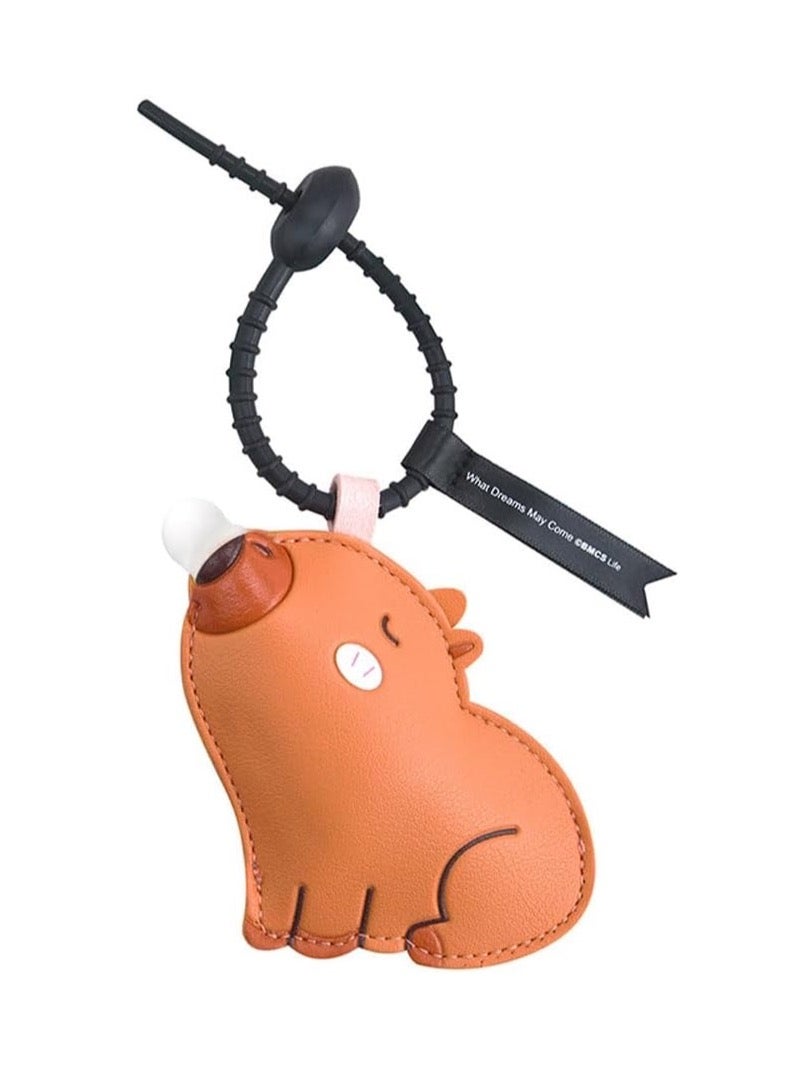 Unbelievably Fun! | Squishy & Soothing Capybara & Magical Egg - Laying Duck Keychain | Premium Soft Silicone | Instant Stress - Relief | Multi - functional for Headphone Case & Bag Pendant | Popular Gift Idea & Trending Accessories  - Image 3