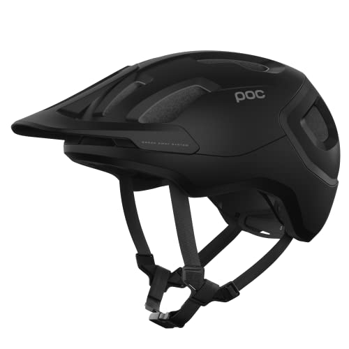 POC Axion Cycling Helmet Uranium Black Matt LRG - Image 1
