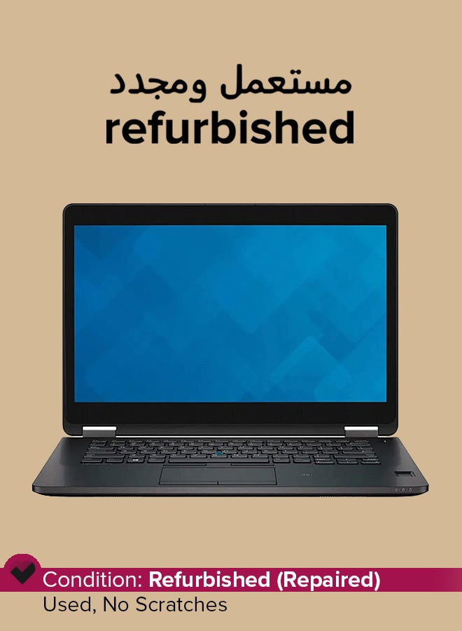 DELL Refurbished - Latitude E7470 Laptop With 14-Inch Display,Intel Core i5 Processor/6th Gen/8GB RAM/256GB SSD/Intel HD Graphics 520 English/Arabic Black - Image 1