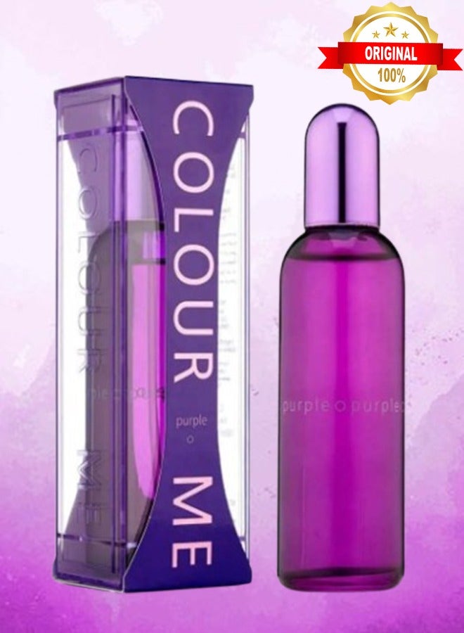 Colour 3 Pieces Me Purple Perfume 90ml EDP - Image 2
