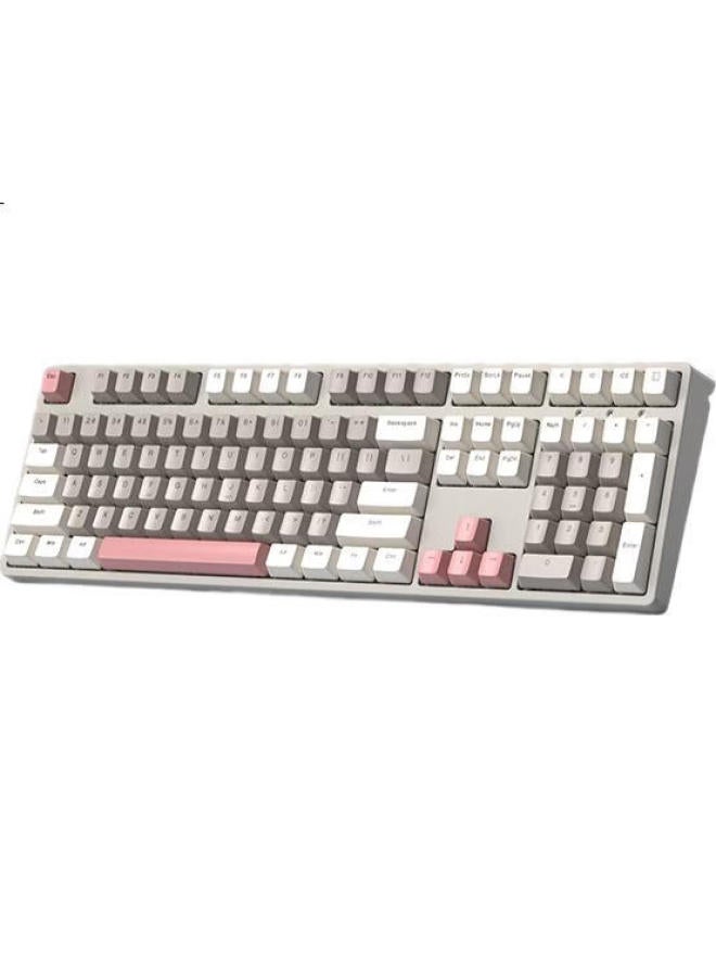 Ikbc C210 Time Gray, Cherry Keyboard, Mechanical Keyboard, Computer Office Gaming Keyboard, 108 Keys, Wired, Blue Switch - Image 3