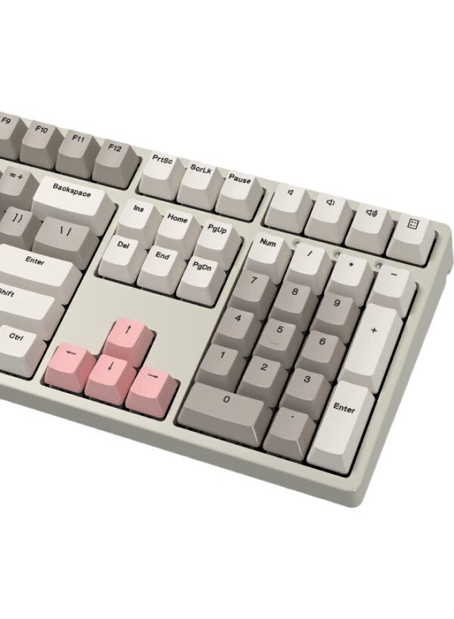 Ikbc C210 Time Gray, Cherry Keyboard, Mechanical Keyboard, Computer Office Gaming Keyboard, 108 Keys, Wired, Blue Switch - Image 2