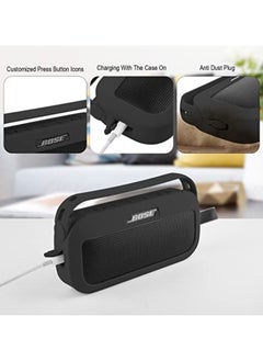 ماركة غير محددة Bose SoundLink فليكس المحمولة مكبر الصوت السفر حقيبة واقية سيليكون حالة ( أسود القضية )  - Image 2
