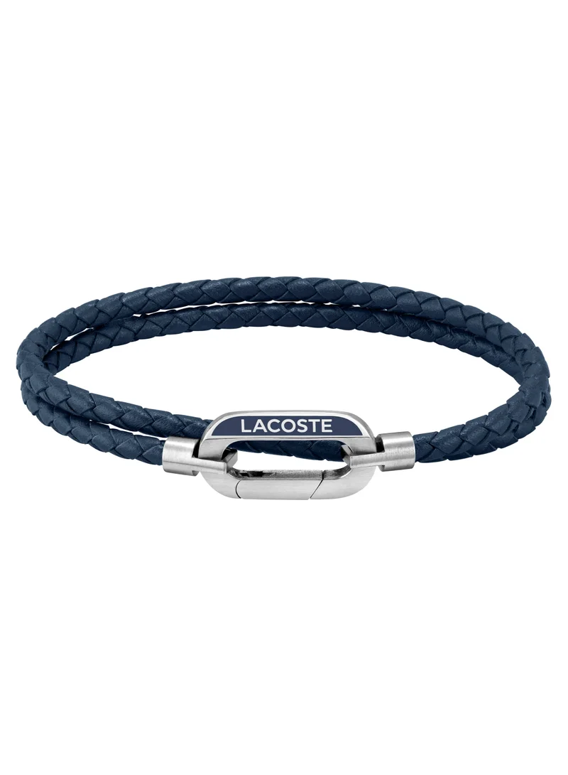 LACOSTE Lacoste Men's Blue Leather Bracelet - 2040112