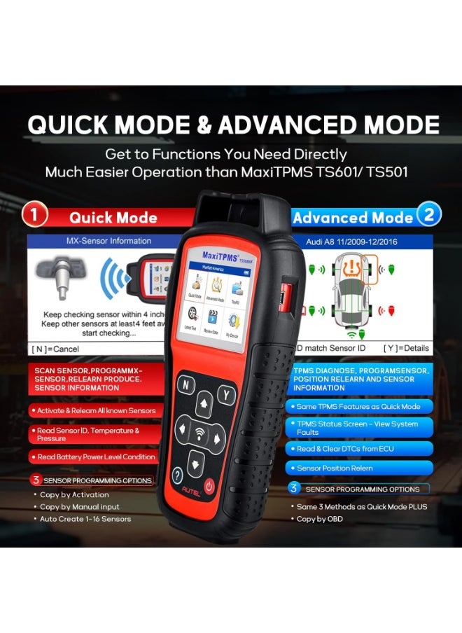 Autel - Maxitpms Ts508wf Tpms Programming Tool Latest WiFi Ver. of Ts601 Ts508 Ts501 Ts408 Activate Relearn tpms Sensors Program Mx Sensor Tpms Diagnosis Read Clear Code Lifetime Free Update - Image 1
