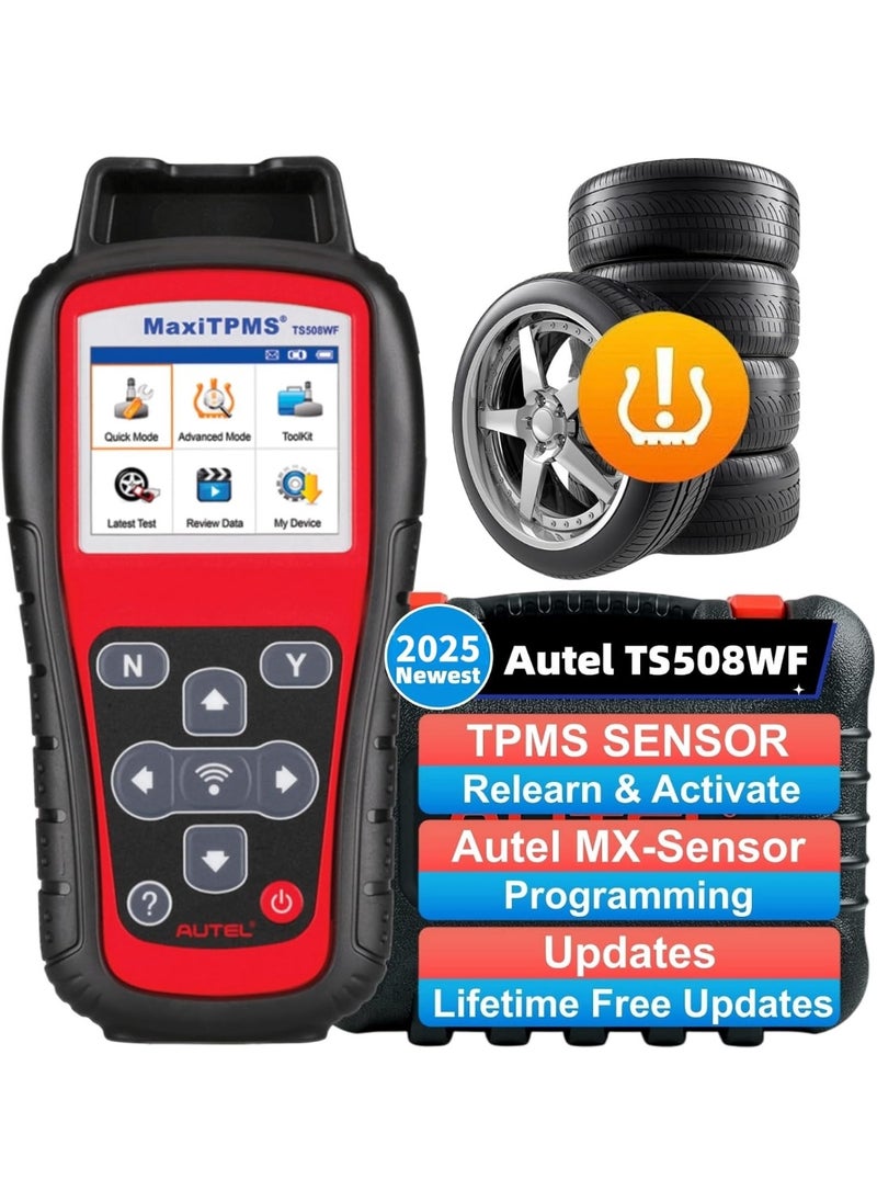 Autel - Maxitpms Ts508wf Tpms Programming Tool Latest WiFi Ver. of Ts601 Ts508 Ts501 Ts408 Activate Relearn tpms Sensors Program Mx Sensor Tpms Diagnosis Read Clear Code Lifetime Free Update - Image 1