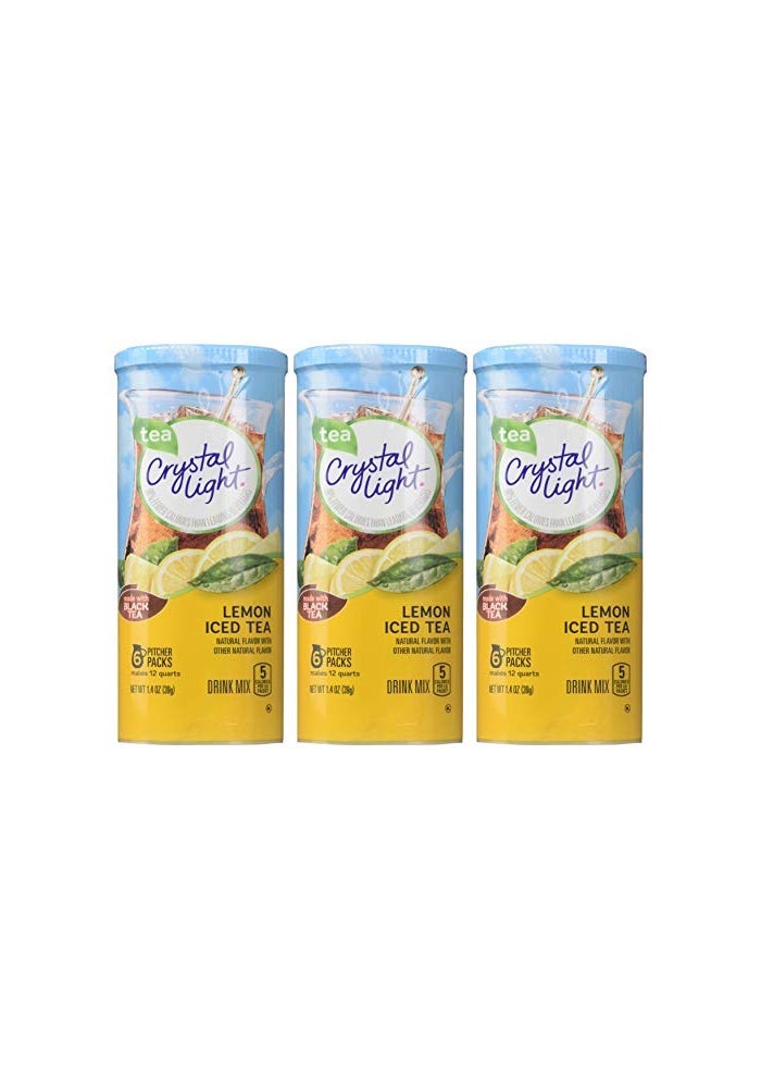 Crystal Light Lemon Iced Tea Drink Mix, 12-Quart Canister (Pack of 3) - Image 5