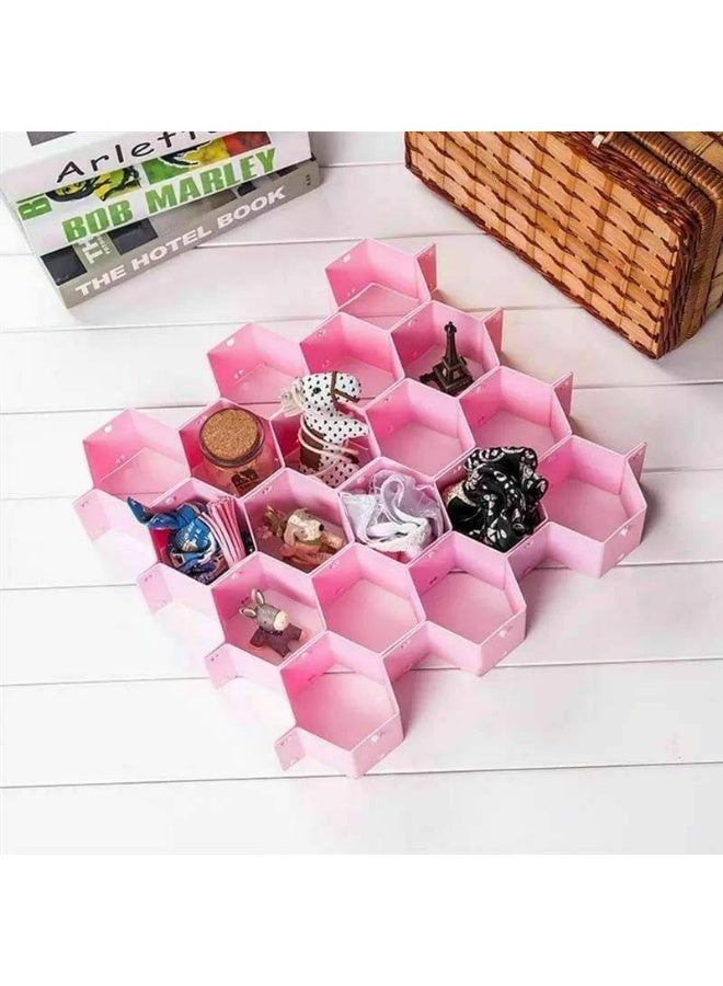 Honeycomb-shaped drawer organizer, 2 pieces
