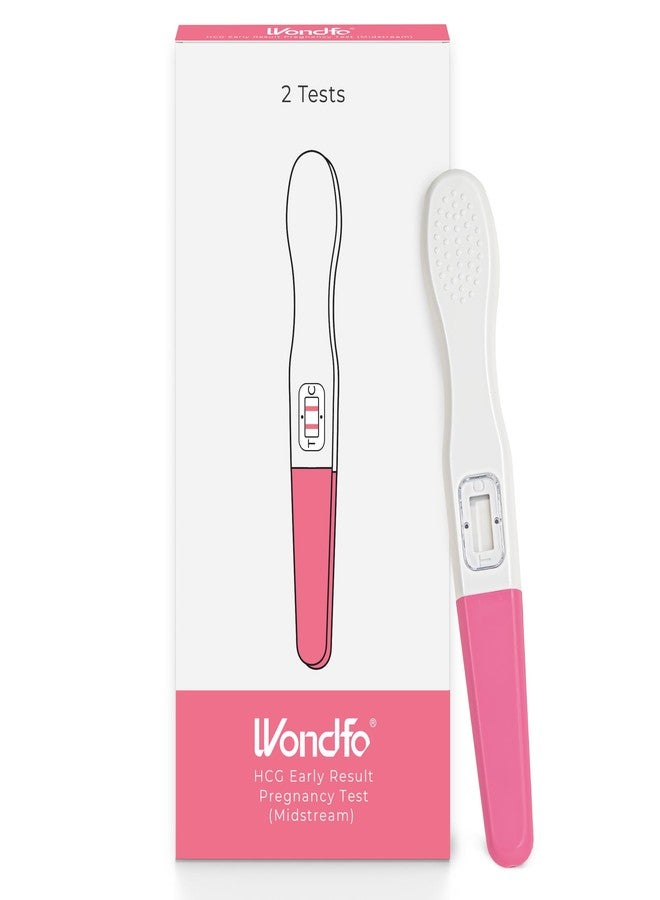 Wondfo Early Result Pregnancy Test Sticks-6 Days Before Missed Period-Rapid Detection at Home Pregnancy Test (2 Pack) - Image 1