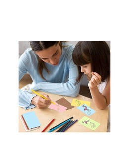 SYOSI 6 Colors Blank Kraft Paper Cards, Assorted Pastel Colours (89 x 52mm) - 600 Pieces  - Image 3