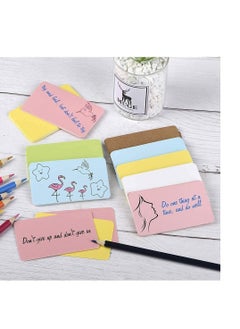 SYOSI 6 Colors Blank Kraft Paper Cards, Assorted Pastel Colours (89 x 52mm) - 600 Pieces  - Image 4