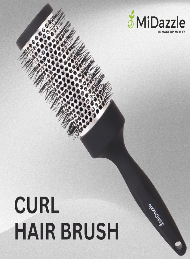 Omidazzle Midazzle Hot Curl Brush for Hair Styling, Blow Dry Tool for Curls, Volume & Waves, Anti Frizz Smoothing, Professional Salon & Home Grooming Accessory, Small Size (India's Fastest Growing Brand) (MIHB0030) - Image 2