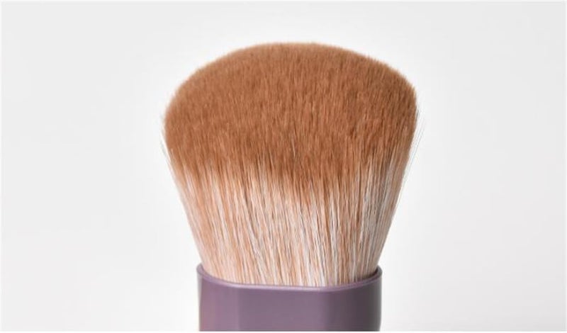 Makeup Brush Set, Protable Travel Cosmetic Brushes Kit with Case & Mirror, Complete Function, Easy to Carry, 5pcs - Image 4