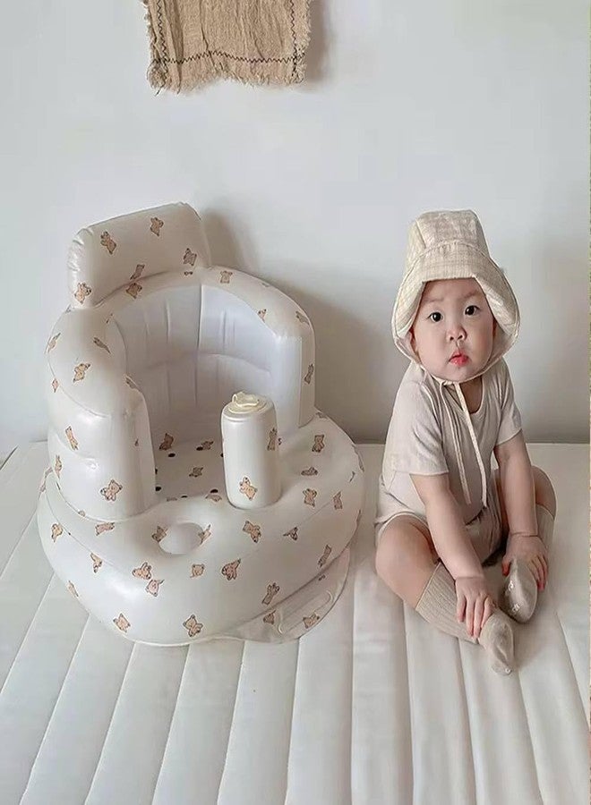 SUNBEET PrimeChoice Baby Inflatable Seat Infant Support Chair for 3+ Months Toddler Floor Sofa for Sitting Up, Shower Gifts & Early Training Cute, Lightweight Baby Chair for Summer Use (Multidesign) - Image 2