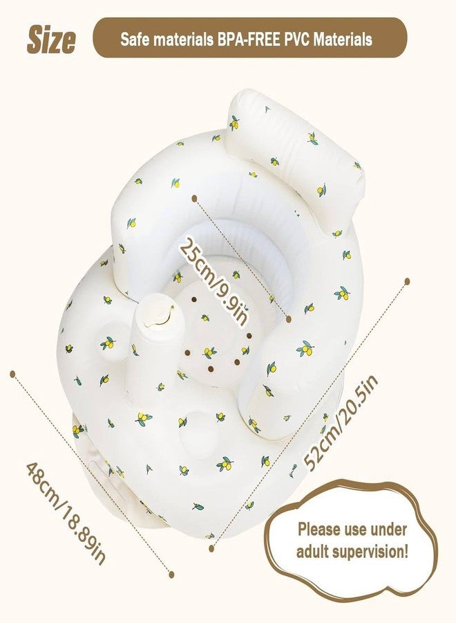 SUNBEET PrimeChoice Baby Inflatable Seat Infant Support Chair for 3+ Months Toddler Floor Sofa for Sitting Up, Shower Gifts & Early Training Cute, Lightweight Baby Chair for Summer Use (Multidesign) - Image 3