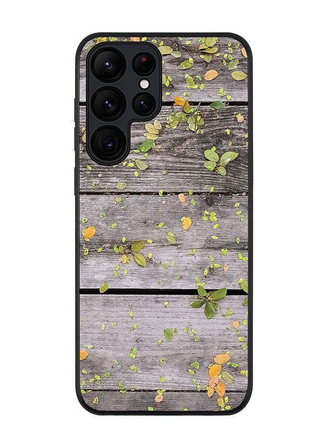 Stylizedd Rugged Black edge case for Samsung Galaxy S23 Ultra 5G Slim fit Soft Case Flexible Rubber Edges Anti Drop TPU Gel Thin Cover - Backyard Patio - Image 1