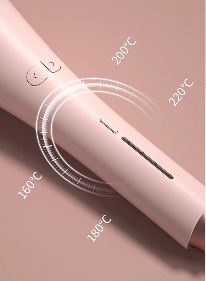 Captaintech Automatic Curling Iron,Anion Hair Care Fast Heating,Ceramic Rotating Barrel,Anti-Scald and Anti-Hair Jam,Automatic Shut-Off,Suitable for Weddings/Parties/Outdoor Travel(Pink) - Image 4