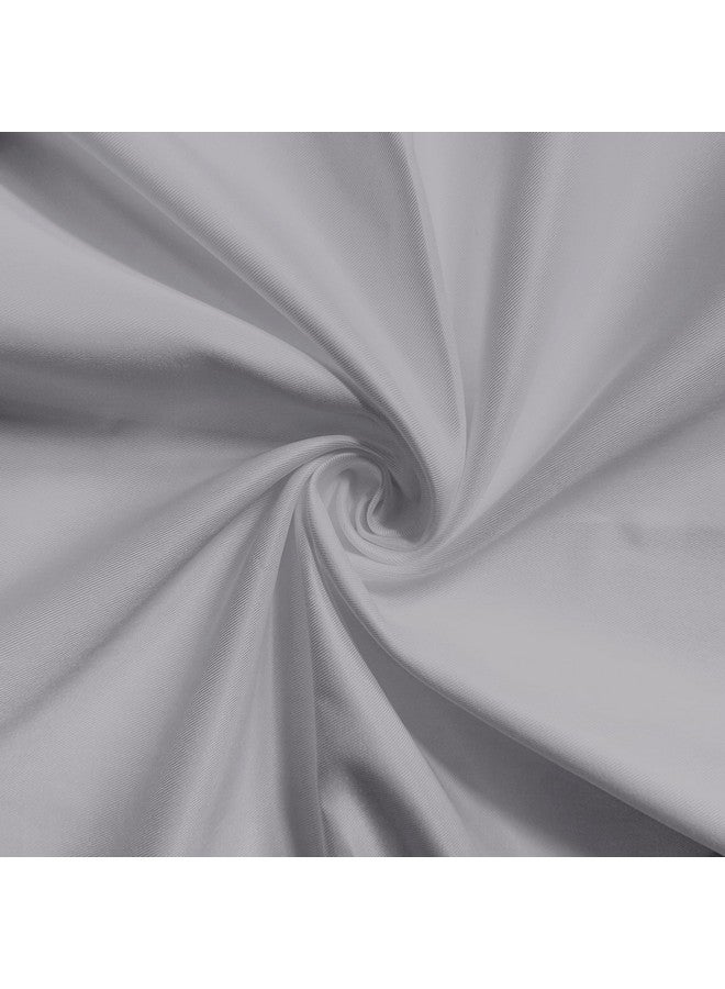 ستائر نافذة Encasa XO مطبوعة + سادة مع رباط خلفي (7 أقدام، مجموعة Trellis Grey) عبوة من 3 قطع - Image 4