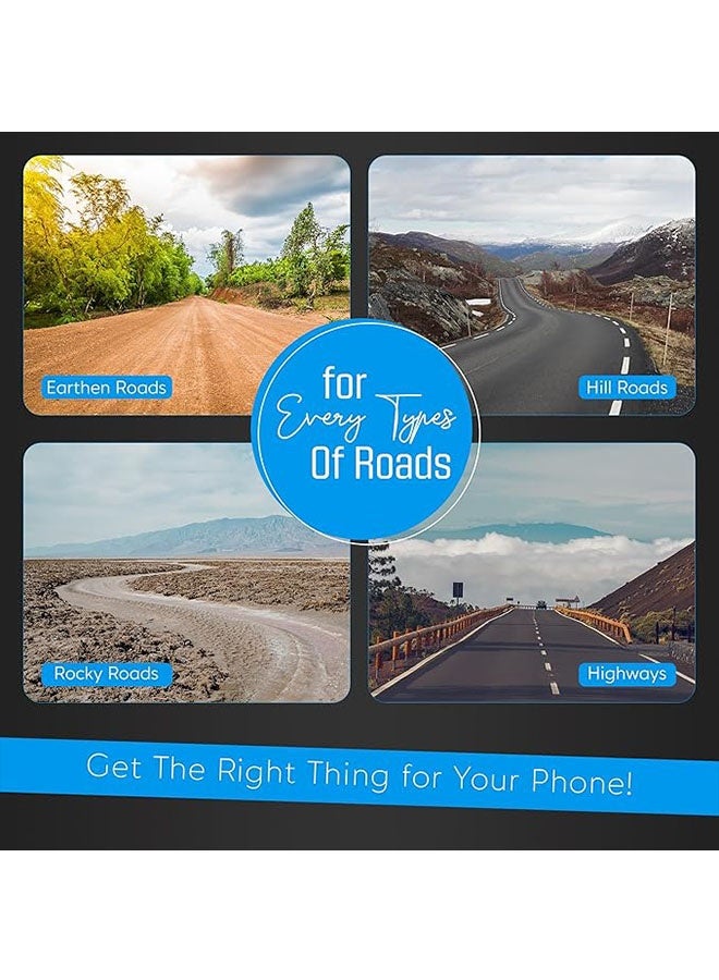 Magnetic Car Phone Holder with 360° Rotating, Vacuum Strong Suction Car Phone Mount, Universal Car Phone Mount Compatibility for Smartphones, Black - Image 4