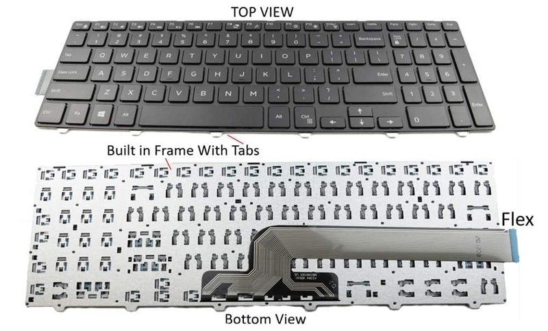 Wefly Laptop Keyboard for Dell Inspiron 15 3000 5000 3541 3542 3543 3551 3558 5542 5545 5547 5558 5559 Series (Without Backlite) - Image 3