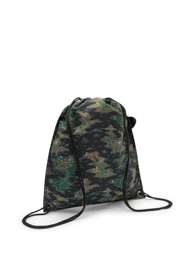 kipling Supertaboo Camo Treasure Medium Backpack (With Drawstring)  - Image 2