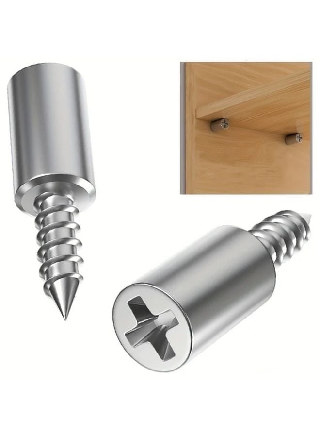 12pcs Shelf Support Pegs Self Tapping Screws For Kitchen Cabinet Bookcase Closet - Image 3