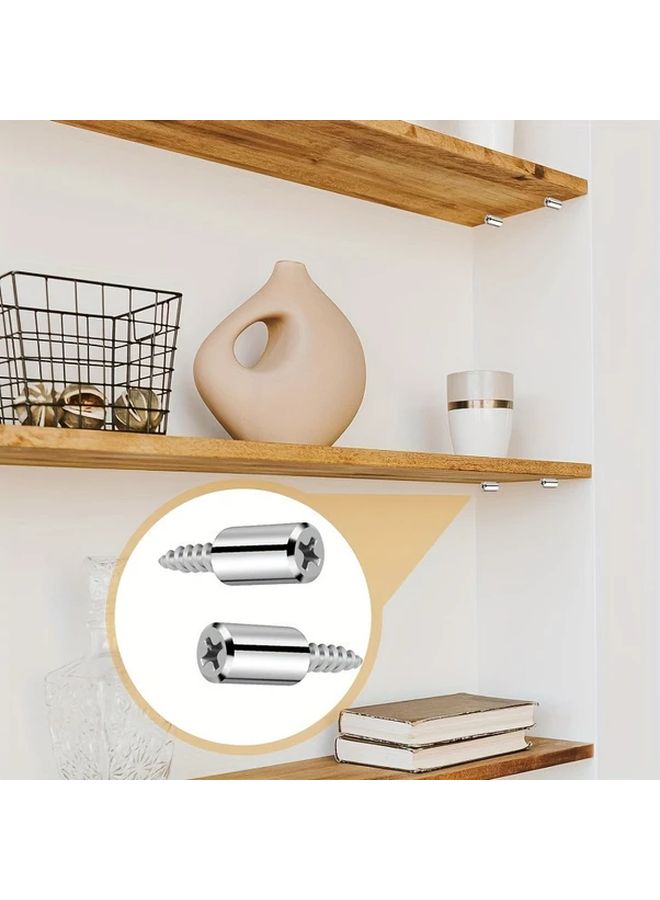 12pcs Shelf Support Pegs Self Tapping Screws For Kitchen Cabinet Bookcase Closet - Image 4