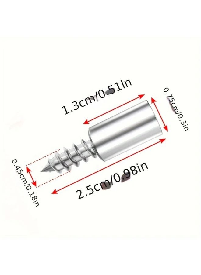 12pcs Shelf Support Pegs Self Tapping Screws For Kitchen Cabinet Bookcase Closet - Image 5