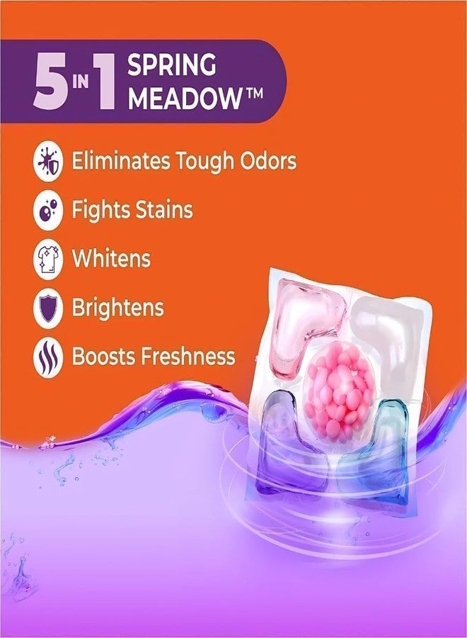Kriva Export 60 Pods 5-in-1 Dissolvable Magic Laundry Pods for 60 Washes | Tough Stain Fighter for Top & Front Load Machines | Floral Aroma | Eco-Friendly | 1 Pod = 1 Wash for 5-7kg Loads (60 Poodds - Image 3